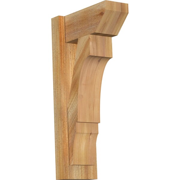 Ekena Millwork Balboa Slat Rough Sawn Outlooker, Western Red Cedar, 6"W x 12"D x 24"H OUT06X12X24BOA06RWR - main